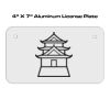 4 X 7 Aluminum License Plate  Thumbnail