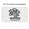 4 X 7 Aluminum License Plate  Thumbnail