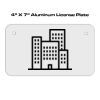 4 X 7 Aluminum License Plate  Thumbnail