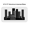 4 X 7 Aluminum License Plate  Thumbnail