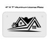 4 X 7 Aluminum License Plate  Thumbnail