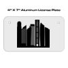 4 X 7 Aluminum License Plate  Thumbnail
