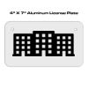 4 X 7 Aluminum License Plate  Thumbnail