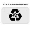 4 X 7 Aluminum License Plate  Thumbnail