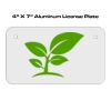 4 X 7 Aluminum License Plate  Thumbnail