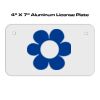 4 X 7 Aluminum License Plate  Thumbnail