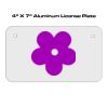 4 X 7 Aluminum License Plate  Thumbnail