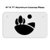 4 X 7 Aluminum License Plate  Thumbnail
