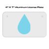 4 X 7 Aluminum License Plate  Thumbnail