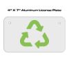 4 X 7 Aluminum License Plate  Thumbnail