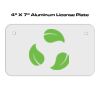 4 X 7 Aluminum License Plate  Thumbnail
