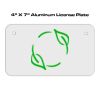 4 X 7 Aluminum License Plate  Thumbnail