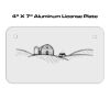 4 X 7 Aluminum License Plate  Thumbnail