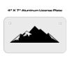 4 X 7 Aluminum License Plate  Thumbnail