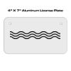 4 X 7 Aluminum License Plate  Thumbnail
