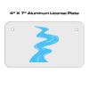 4 X 7 Aluminum License Plate  Thumbnail