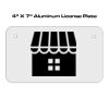 4 X 7 Aluminum License Plate  Thumbnail