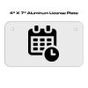 4 X 7 Aluminum License Plate  Thumbnail