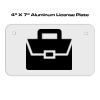 4 X 7 Aluminum License Plate  Thumbnail