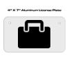4 X 7 Aluminum License Plate  Thumbnail