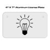 4 X 7 Aluminum License Plate  Thumbnail