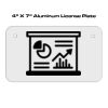 4 X 7 Aluminum License Plate  Thumbnail