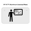 4 X 7 Aluminum License Plate  Thumbnail