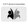 4 X 7 Aluminum License Plate  Thumbnail