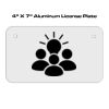 4 X 7 Aluminum License Plate  Thumbnail