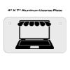 4 X 7 Aluminum License Plate  Thumbnail