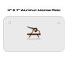 4 X 7 Aluminum License Plate  Thumbnail
