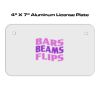 4 X 7 Aluminum License Plate  Thumbnail