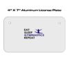4 X 7 Aluminum License Plate  Thumbnail