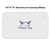 4 X 7 Aluminum License Plate  Thumbnail