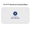 4 X 7 Aluminum License Plate  Thumbnail