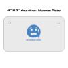 4 X 7 Aluminum License Plate  Thumbnail