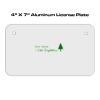 4 X 7 Aluminum License Plate  Thumbnail