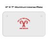 4 X 7 Aluminum License Plate  Thumbnail