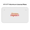 4 X 7 Aluminum License Plate  Thumbnail