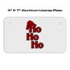 4 X 7 Aluminum License Plate  Thumbnail