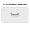 4 X 7 Aluminum License Plate  Thumbnail