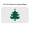4 X 7 Aluminum License Plate  Thumbnail