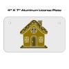 4 X 7 Aluminum License Plate  Thumbnail