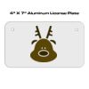 4 X 7 Aluminum License Plate  Thumbnail