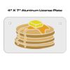 4 X 7 Aluminum License Plate  Thumbnail