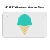 4 X 7 Aluminum License Plate  Thumbnail