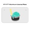 4 X 7 Aluminum License Plate  Thumbnail