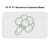 4 X 7 Aluminum License Plate  Thumbnail
