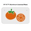 4 X 7 Aluminum License Plate  Thumbnail