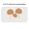 4 X 7 Aluminum License Plate  Thumbnail